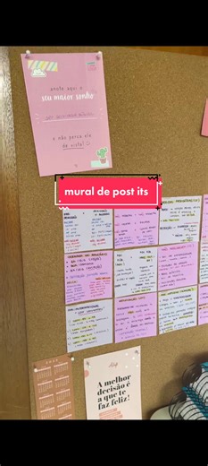 Mural de Post-its: Ideias Criativas para Estudar