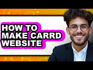 How to Make Carrd Website (full Guide)