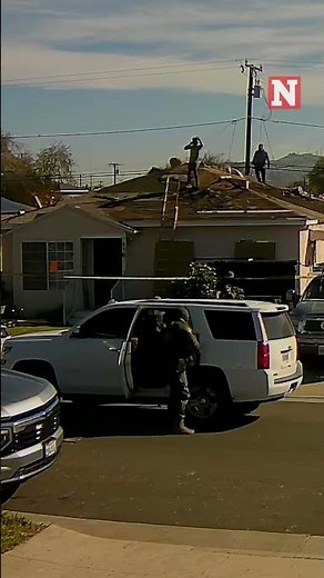Workers Jump From Roofs To Escape ICE Raid In California In Wild Scenes