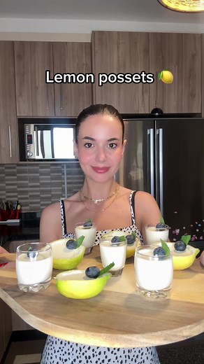 Lemon possets — بوسيت الليمون الصيفية الخفيفة