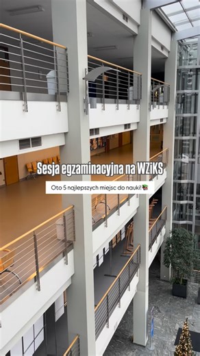 Sesja egzaminacyjna na WZiKS?📝 Oto 5 najlepszych miejsc do nauki! 👉 Które z nich jest Waszym ulubionym? • przestrzeń do wspólnej pracy i nauki na WZiKS • zimowa sesja egzaminacyjna | Wydział Zarządzania i Komunikacji Społecznej UJ