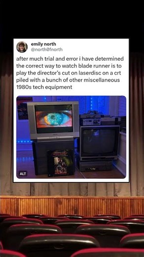 The correct way to watch "Blade Runner" #filmtwitter #filmtok