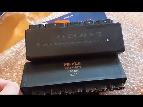 K40 relay box testing and replacement Mercedes-Benz SLK 230 / R170