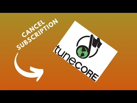 how to cancel tunecore subscription