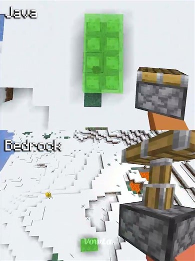 Minecraft Actions and Stuff Bedrock vs Java Part 25