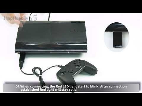 MayFlash MAGIC-S PRO Wired & Wireless Controller Adapter for PS3 How to Setup
