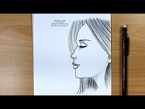 Draw a Woman’s Face in Profile | Simple & Elegant Drawing Tutorial