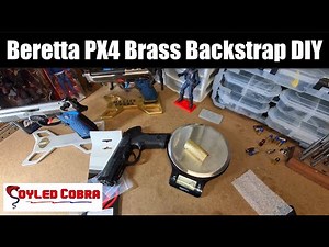 Beretta PX4 Storm DIY - Brass Backstrap by Lok Grips Installation