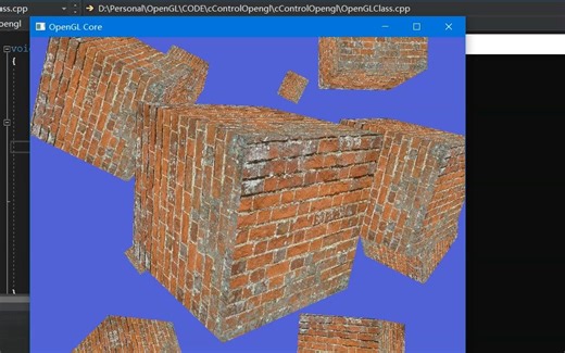 OpenGL —— 2.7、绘制多个自旋转的贴图正方体（附源码，glfw+glad）