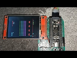 SPACE INVADERS GAME STM32 TFT ILI9341 SPI STM32F401