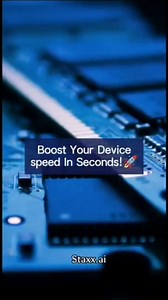 18K views · 120 reactions | Speed up your device in seconds!  Clear RAM with this quick guide and boost performance instantly. ️✨ Follow for more! @staxx.ai #staxx.ai #TechTips #BoostPerformance #devicehacks | Staxx | Facebook