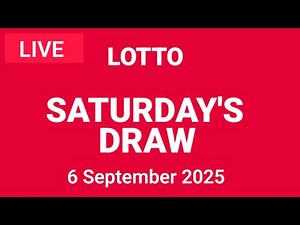 National Lottery Lotto Draw Live results from Saturday 6 September 2025 | tonight's lotto