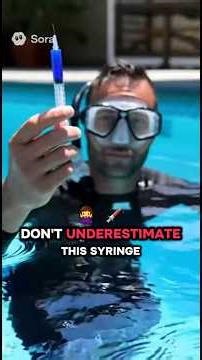 Don’t underestimate this syringe 💧💧