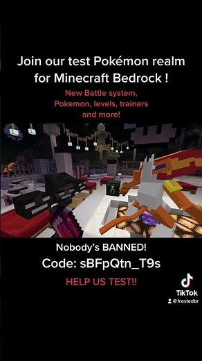 Pokémon Pixelmon for Minecraft Bedrock Edition NEW REALM