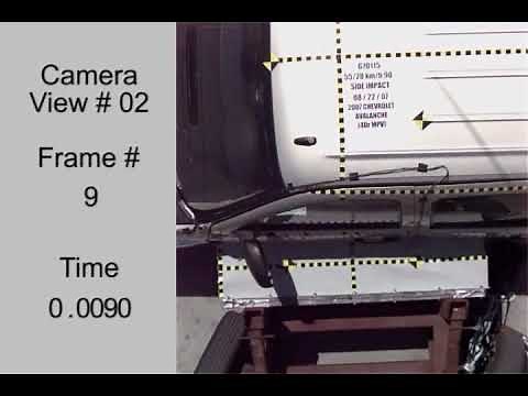 Crash Test 2006 - 2009 Chevrolet Avalanche (Side Impact) NHTSA