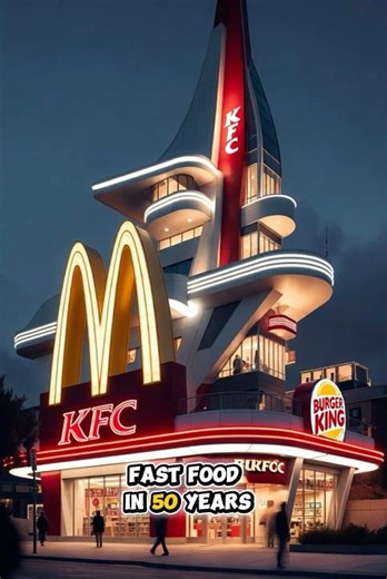 Fast Food in 50 Years 🤖🍔 | AI Prediction
