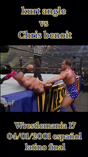 kurt angle vs chris benoit