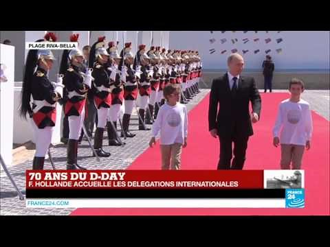 70th Anniversary of D-Day: Arrival of Russian President Vladimir Putin
