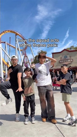 The Squad On Roller Coasters: