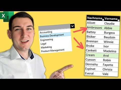 Excel bedingte Formatierung per Dropdownliste anwenden 🚩 [mit Farbe, farbig hinterlegen, Formel]