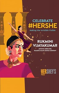 This Women’s Day Hershey India highlights the inspiring stories of six real-life Sheroes with limited edition celebratory packs showcasing them. Pioneering Bharatnatyam Dancer Rukmini Vijayakumar, who has devised a new teaching pedagogy for the dance form – The Raadha Kalpa method – speaks to Femina Deputy Editor Shraddha Kamdar on the inspiration for the method, her choreography and more. What’s more, you can dedicate a personalised celebratory pack to the special woman in your life. Visit www.