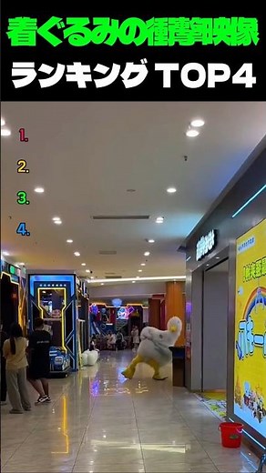 着ぐるみの衝撃映像 ランキング TOP4