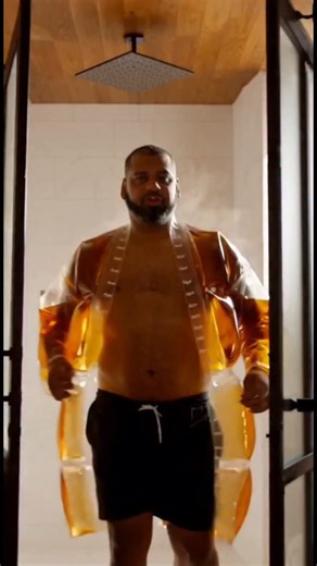 Joel valentin on Instagram: "Fresh out the stream with Henny bath robe with Hennessy inside #hennybathrobe #henny #hennything #fyp #valentinbeatz"