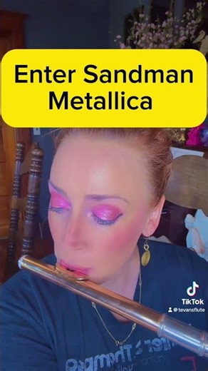 Enter Sandman - Metallica (Flute Cover 🎶) #flute #music #flutemusic #flutecover #metallica