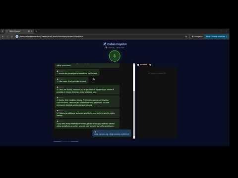 Cabin Copilot — Real-Time Voice AI Assistant for Airline Cabin Crew | AMAZON Nova Challenge 2026