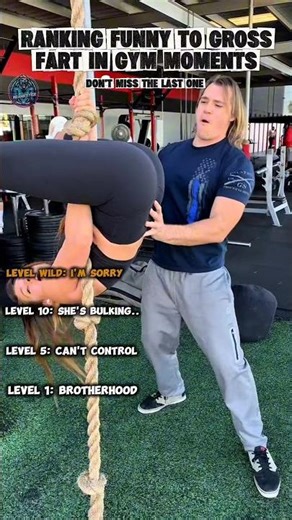 Ranking the Funniest Gym Fails 😂💨 | When Workouts Go Wrong #funnyshorts