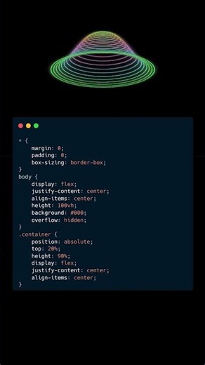create 3D animation using code source #shorts