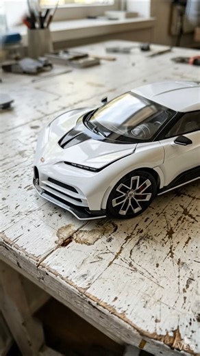 ​This Bugatti Transformation is 1 of 1 💎 #shorts #satisfying #cgi #mechanical #3danimation