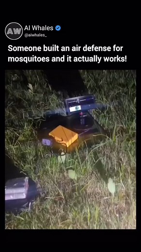 AI | Technology on Instagram: "Take my money 💸🎯🦟 This AI-powered laser mosquito defense system by Photon Matrix tracks and zaps them straight out of the air using LiDAR, vision models and millimeter-wave radar. It locks onto mosquitoes in real time and fires a precise laser pulse to stop them. If it detects people or pets nearby, it won’t shoot to keep them safe. It’s like a personal Iron Dome for bugs. It keeps your space clear without sprays or noisy traps, just quiet and precise protection