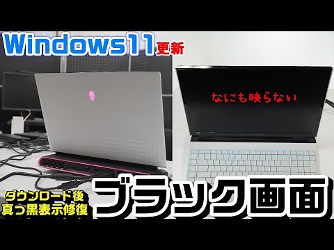 [Windows 11] Screen goes black after download | Dell Alienware Area-51M R2 Repair