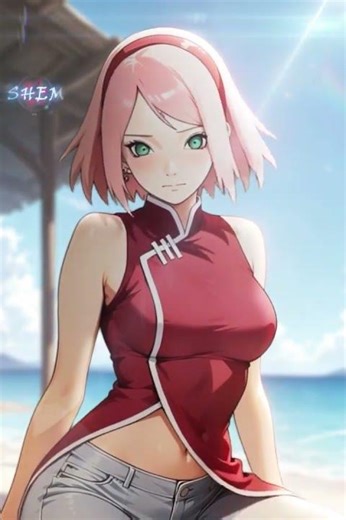 Sakura Summer 🌞🌝 #narutogame #sakura
