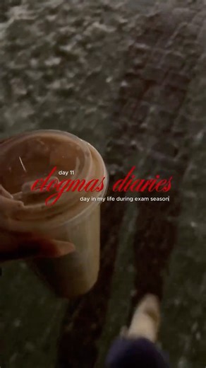 cal ☆ on Instagram: "Vlogmas day 11: exam season diml #fyp #waterloo #uwaterloo #university #foryou #examseason #dayinmylifevlog #vlogmas #vlog"