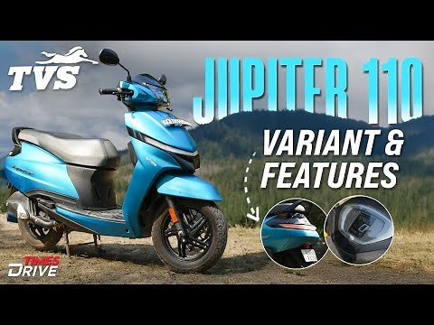 TVS Jupiter 110 variants explained | Which Variant should you buy? | Times Drive