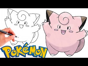 How To Draw CLEFAIRY POKEMON #035 | Generation 1