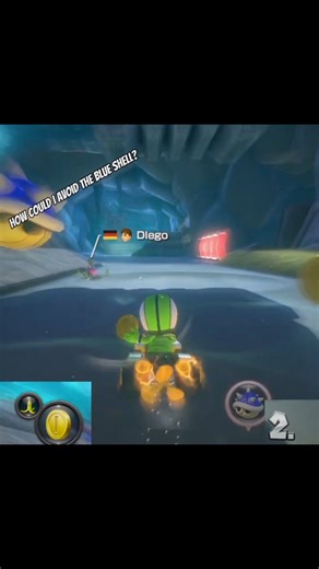 How could I avoid the blue shell?@F105H20CKT