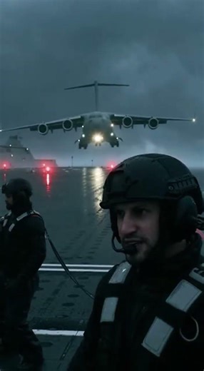 Massive Cargo Jet Carrier Landing Attempt #aviation #simulation