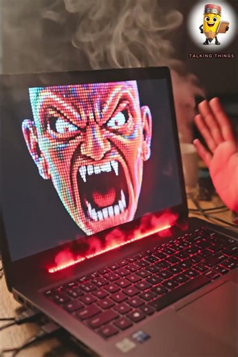 💻 “Laptop’s Secret Story 🔥 – You Won’t Believe What It Says! #shorts #cartoon #animation
