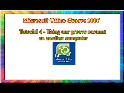 Microsoft Groove 2007 - how to use Groove account on multiple computers