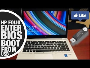 HP Folio 9480m Enter Bios Setup And Boot Menu From USB