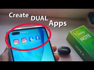How to clone App in Infinix | use 2 WhatsApp, IG & FB in Infinix Note 8 tips