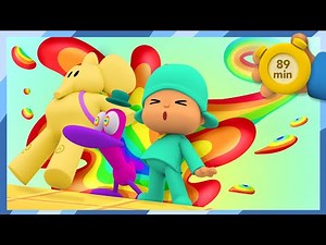 🌈 POCOYO AND NINA - The Colouring Book! [89 min] | ANIMATED CARTOON for Children | FULL episodes