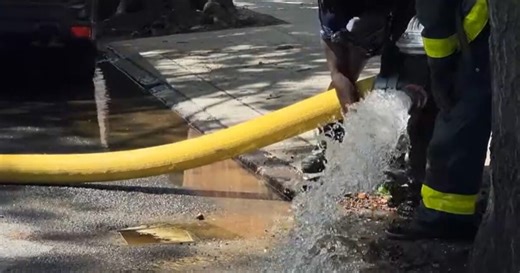 Why are hydrants flowing during water restrictions? Fire officials explain