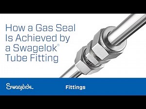How a Gas Seal Is Achieved by a Swagelok® Tube Fitting