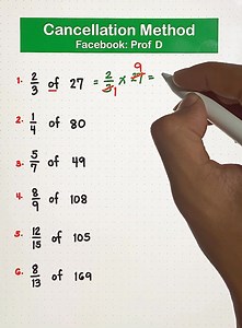 23K views · 330 reactions | Cancellation Method: Simplify Your Math the Smart Way! | Prof D | Facebook