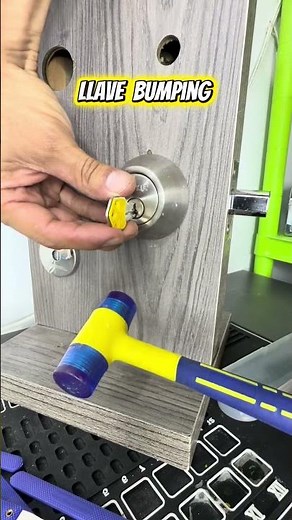 This is how the bump lock key works 💥 Educational topic for certified locksmiths