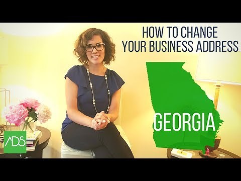 How to Change Your Business Address in Georgia